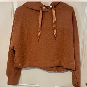 Simply Southern Textured Brown Hoodie